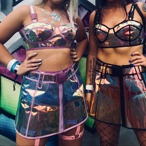 Top & Skirt by ClubExx! USED CONDITION